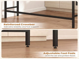 4 Piece Counter Height Bar Table Set with Charging Station & USB Ports, Gray Pub Table with 3 Stools 39030485