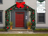 Christmas Artificial Tree Archway Decoration, Realistic PVC Holiday Tree Arch Frame for Outdoor 99731017