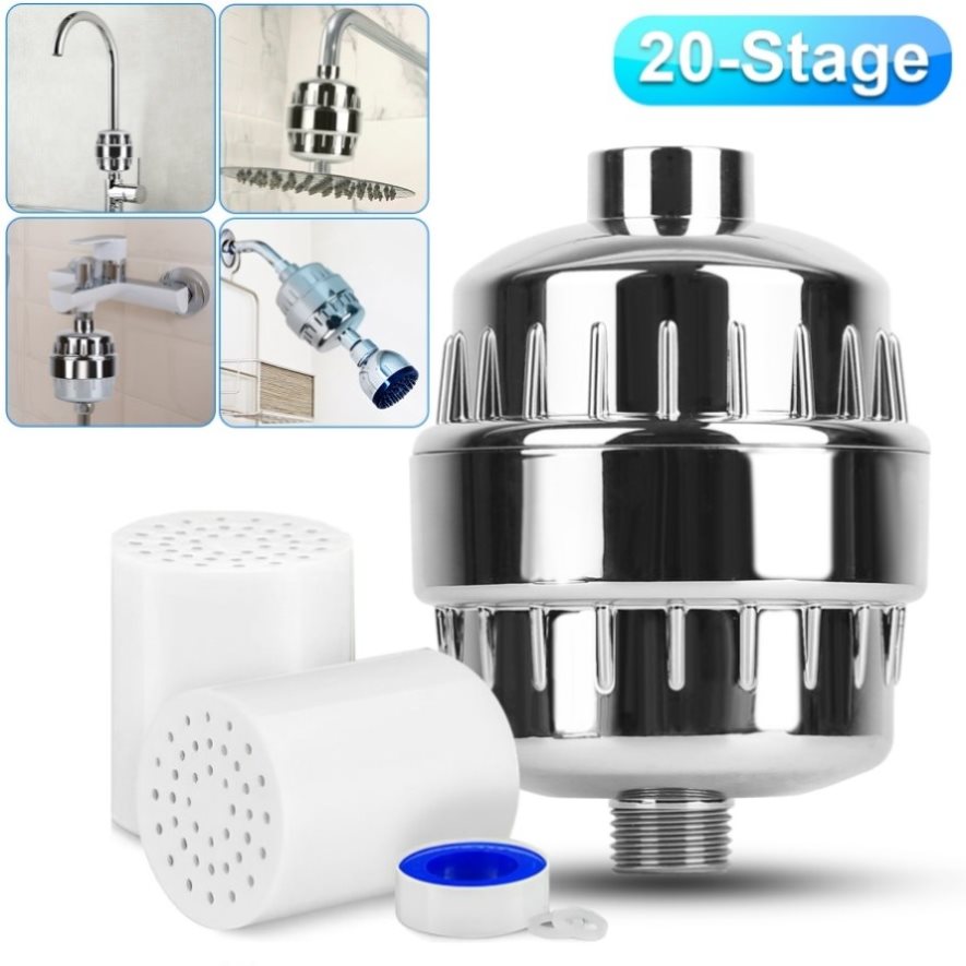 Hard water softener shower head filter store