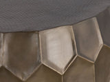 CT101 Modern Contemporary Round Aluminum material 32" Coffee Table, Farmhouse Table with Glossy B009P295926