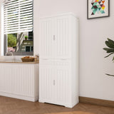 Pantry Cabinet, 71.65" Tall Storage Cabinet with Drawer, 2 Cabinets & 6 Door Adjustable 84611790