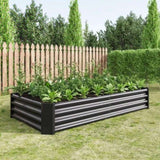 ZNTS Raised Garden Bed Outdoor, 6×3×1ft , Metal Raised Rectangle Planter Beds for Plants, Vegetables, and 48218815