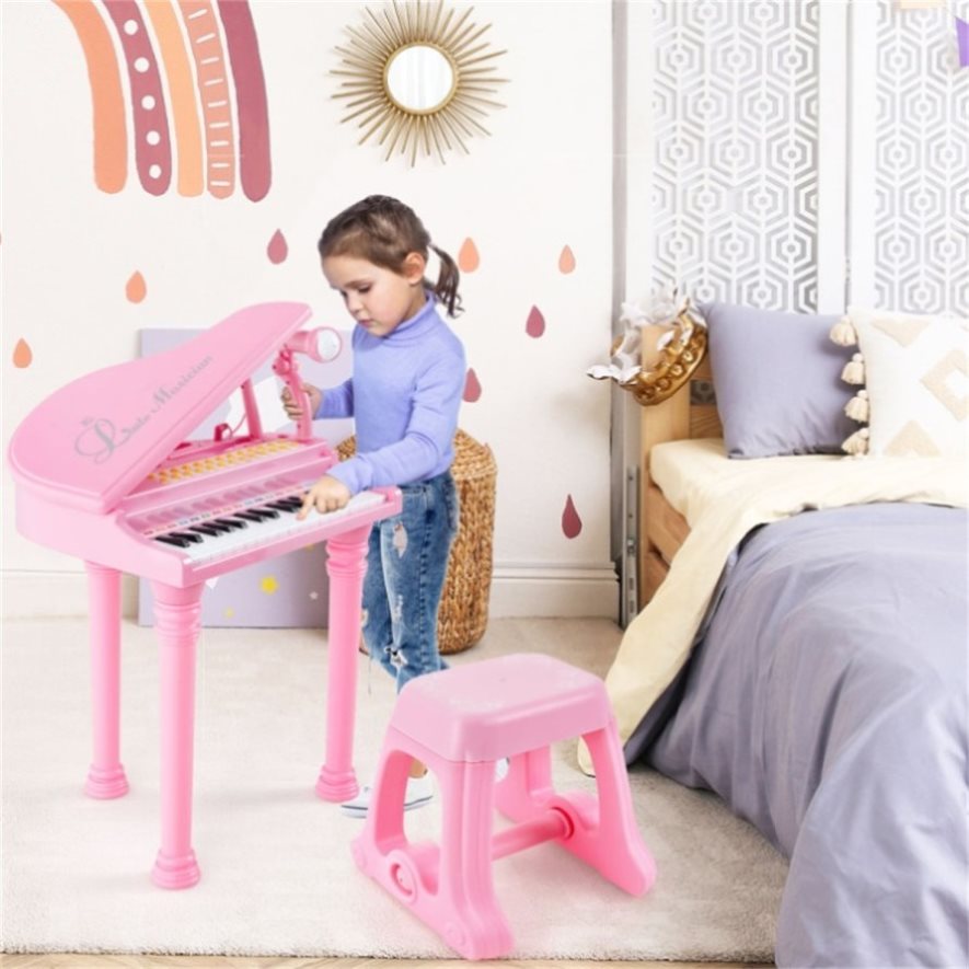 ZNTS Pianoforte per bambini rosa 31 tasti Pianoforte per bambiniZNTS Pianoforte per bambini rosa 31 tasti Pianoforte per bambini  