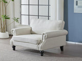 40.16 Inch Nailhead Trim Couches for Living Room, 22" Deep Seat Rolled Arm Sofa, Couch Upholstered W2911P222675