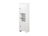Bathroom Floor Storage Cabinet with 2 Doors Living Room Wooden Cabinet with 6 Shelves 15.75 11.81 14167354