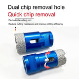 M14 Brazed Diamond Drill Set Ceramic Tile Stone Drilling Angle Grinding Machine Drilling Drill Bit 80543380