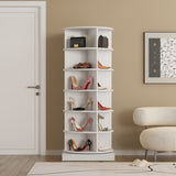 ZNTS 360 Rotating shoe cabinet 6 layers 54136929