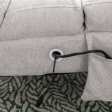 COOLMORE Linen Massage Chaise Lounge Indoor with Remote Control,Ergonomic Electric Massage Long W39539625