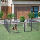 ZNTS Dog Playpen Outdoor, 16 Panels Dog Pen 40" Height Dog Fence Exercise Pen with Doors for W1422112801