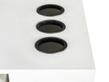 White modern simple hair desk, multi-layer storage, large storage space W33163006