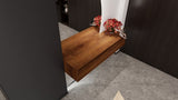 60" Bathroom Cabinet,Soft Close Drawer,Float Mounting Design W999P205628