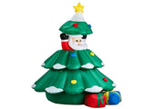 6.1FT Christmas Inflatable Tree with Lift-Up Santa Claus, Christmas Yard Decoration with 4 LED 33272711