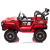 24V Two-Seater Kids Ride On Truck Car W/Parents Control,200w*2,Seat width 20.28in,Four-wheel W1578P188705