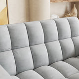 65-inch 3-in-1 foldable large-sized computer desk sofa bed, modern velvet double sofa, sofa bed with W2564P305744