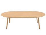 With a clever retractable mechanism, the Wood Grain MDF table top and light wood legs and has a W2920P420922
