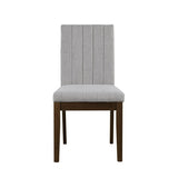Upholstered Channel-back Dining Chair Set of 2 B035P262673
