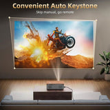 Projector with WiFi 6 and Bluetooth 5.4, Highlight Native 1080P Outdoor Movie Projector, FUDONI Home 93769276