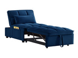 4 in1 Multi-Function Single Sofa Bed with Storage Pockets,Tufted Single Pull-out Sofa Bed with W2186P163738