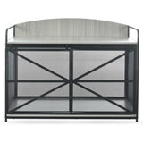 42.8" Heavy Duty Large Dog Crate Furniture for Large Medium Dog, Farmhouse Wooden Dog Kennel Indoor N704P246986E