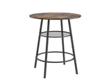 Bar table, equipped with 2 bar stools , with backrest and partition 45171915