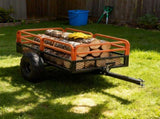 1500LBS Capacity 15 Cubic Feet Dump Cart Trailer, Heavy Duty Tow Behind Hauling & Dumping Wagon for 39189763
