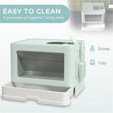 Fully Enclosed Cat Litter Box/Cat Litter Box 09412178
