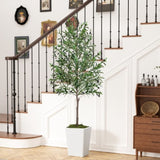 Artificial Olive Tree 7FT with Pot and Moss, Artificial Plants for Home Office Decor T3210P298177