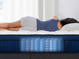 10 Inch Queen Size Breathable Cool Cover Memory Foam Individual Pocket Spring Hybrid Mattress T3673P343961