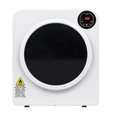 ZNTS Electric Compact Laundry Clothes Dryer, 13.2Ibs 6kg Tumble Dryer with Stainless Steel Tub, Easy 04901522