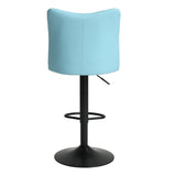 Swivel Bar Stools Set of 2,Height Adjustable Counter Stool,Modern Armless Faux Leather Barstool W561P175969