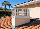 17 x 17 Inch Chimney Cap, Secure Mesh Fireplace Cover for Clay Flue & Shingles, Stable & Easy to 65951029