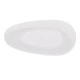 59" Freestanding Solid Surface Bathtub, Luxury Handcrafted Stone Resin Freestanding Soaking Bathtub W1573P176229