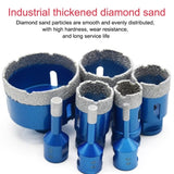 M14 Brazed Diamond Drill Set Ceramic Tile Stone Drilling Angle Grinding Machine Drilling Drill Bit 80543380