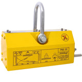 Permanent Magnetic Lifting with Release, 4400lbs/2000kg Heavy Duty Magnet, 2.5 Safety Factor, W465P170816
