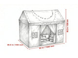 Kids Castle Play Tent 1-5 Years Old Toddler Tent with Mat and Lamp Indoor Outdoor Play House for 63396805