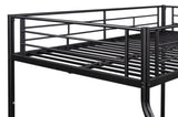 ZNTS Metal Twin over Full Bunk Bed/ Heavy-duty Sturdy Metal/ Noise Reduced/ Safety Guardrail/ CPC W42752468