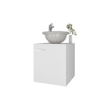 FM FURNITURE Pirtleville Bathroom Vanity with Integrated Sink, White B128P293879