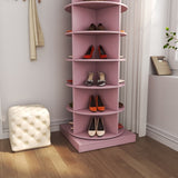 Pink 360 Rotating shoe cabinet 6 layers W1320140917