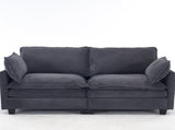 NewModular Sofa , Velvet Large U-Shaped Couch Comfy Upholstered 2-Seat Sofa, 2 W2705P268484