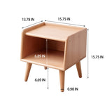 Pure Solid Wood Bedside Cabinet Modern Simple Nightstands European Beech Bedside Cabinet Nordic W1283P242655