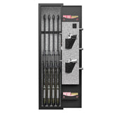 ZNTS 3-4 Gun Safe for Rifles and Pistols,Quick Access Password Gun Safe,High Security Metal Rifle Safe W1779P180743