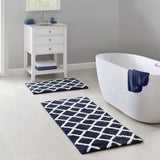 Reversible High Pile Tufted Microfiber Bath Rug B03598722