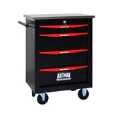 4 Drawers Multifunctional Tool Cart with Wheels,Metal Rolling Tool Cart Storage for Garage Workshop W1102P245246