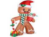 7.9 FT Lighted Christmas Inflatable Decoration, Inflatable Gingerbread Man Outdoor Decoration, Funny 81761371