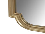 Gold Scalloped Wood Wall Mirror B035129257