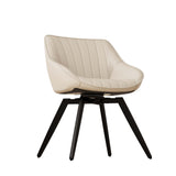 A set of 2 dining chairs, medieval modern kitchen dining chair, PU decorative chairs with black 07648211