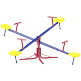 4 Seater Kids Seesaw Swivel Teeter Totter with 360&deg Spinning 39204611
