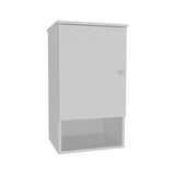 Bathbi 28" tall Medicine Cabinet with Two interior Shelves and One open Shelf B070P234326