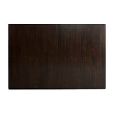 ZNTS Casual Dining Warm Merlot Finish 1pc Dining Table with Self-Storing Extension Leaf Strong Durable B01153764