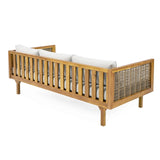 3 SEATER DAYBED WITH RATTAN ARMS 31991891
